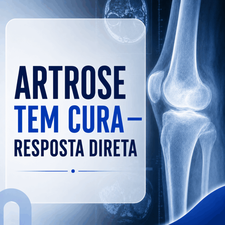 artrose tem cura