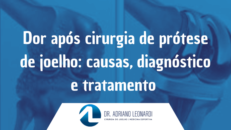 Dor após cirurgia de prótese de joelho capa