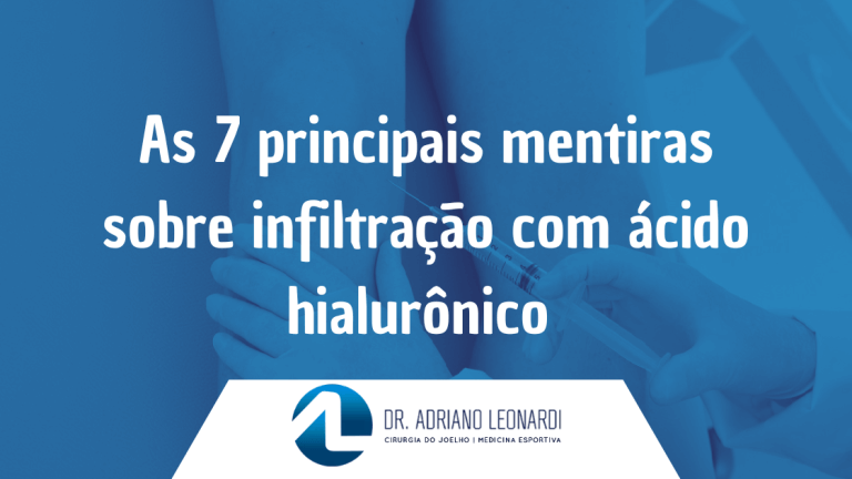 As 7 principais mentiras sobre infiltração com ácido hialurônico