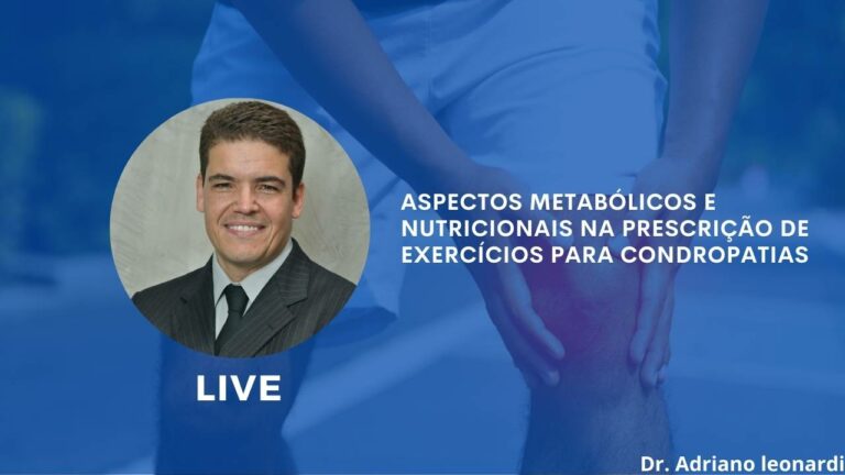 Aspectos metabolicos e nutricionais na prescrição de exercícios para condropatia.