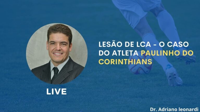 Lesão do LCA, caso do jogador Paulinho do Corinthians.