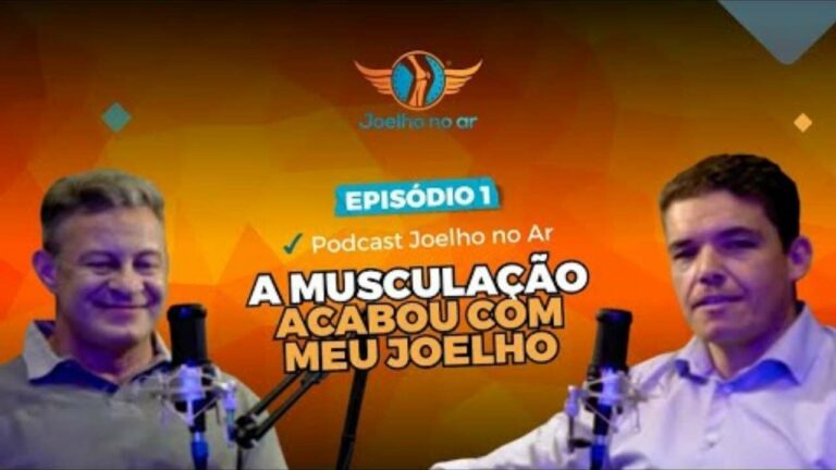 Podcast sobre a musculação e as lesões no joelho.
