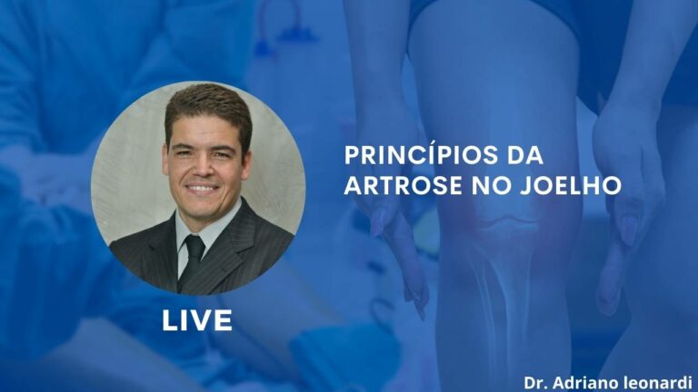Princípios da artrose no joelho.