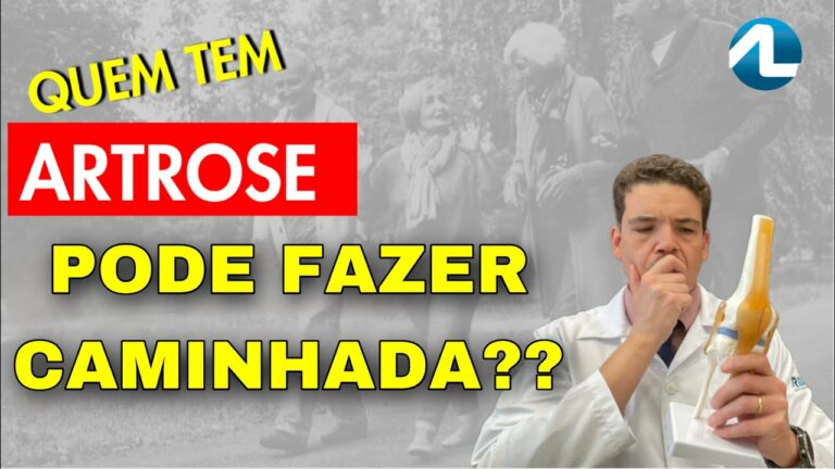 Médico explica se pessoas com artrose no joelho podem fazer caminhada.