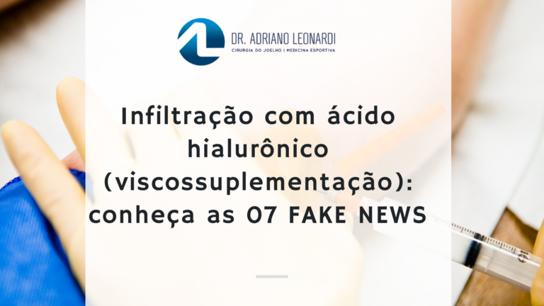 Infiltração com ácido hialurônico viscossuplementação