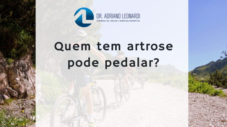 Quem tem artrose pode pedalar