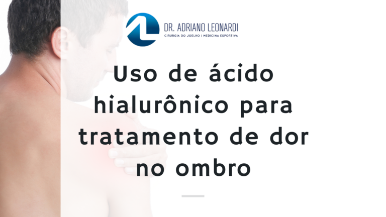 Uso de ácido hialurônico para tratamento de dor no ombro