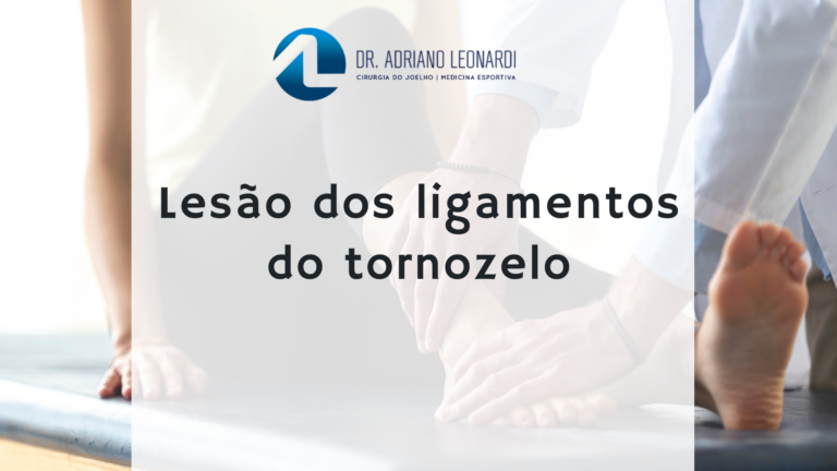 lesão dos ligamentos do tornozelo