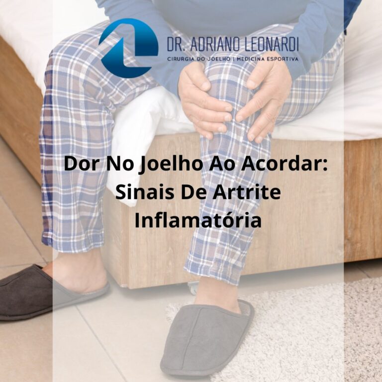 DOR NO JOELHO AO ACORDAR