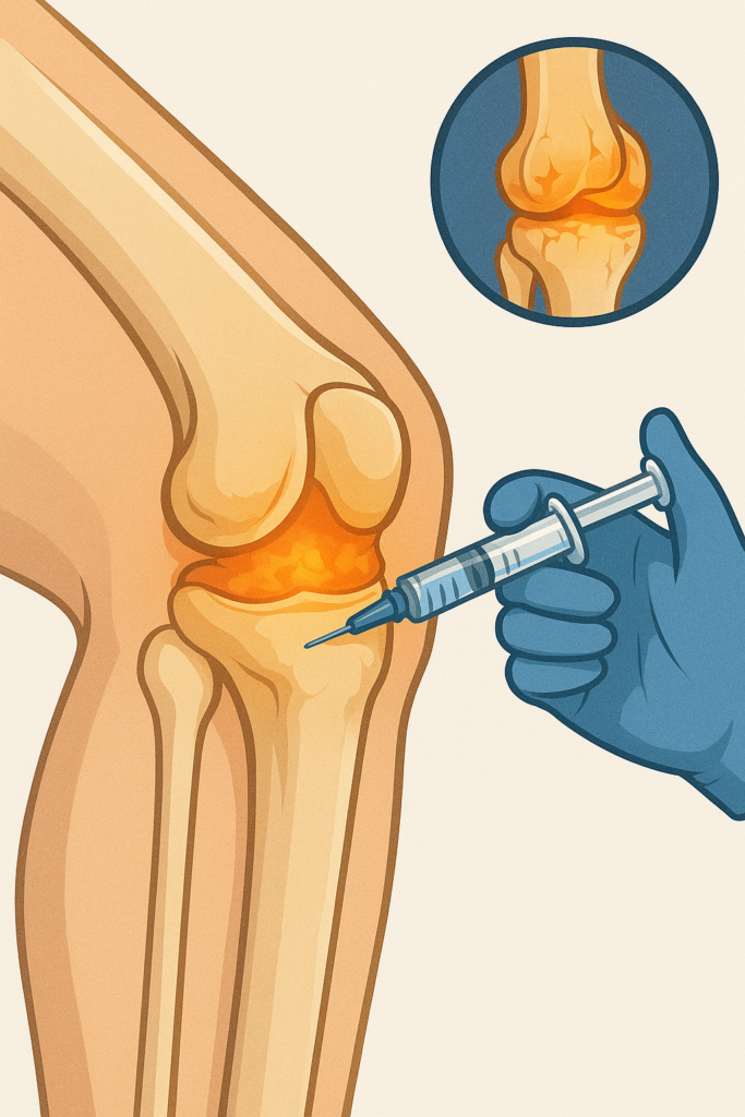 Infiltração com hidrogel para artrose