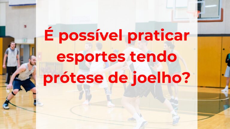 É possível praticar esportes tendo prótese de joelho?