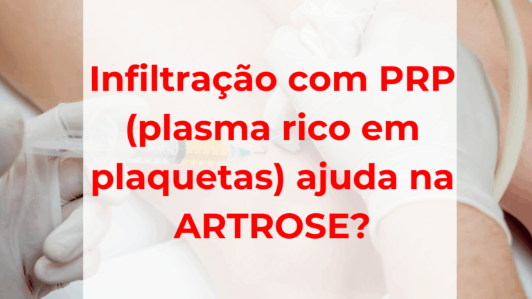 Infiltraçao com PRP