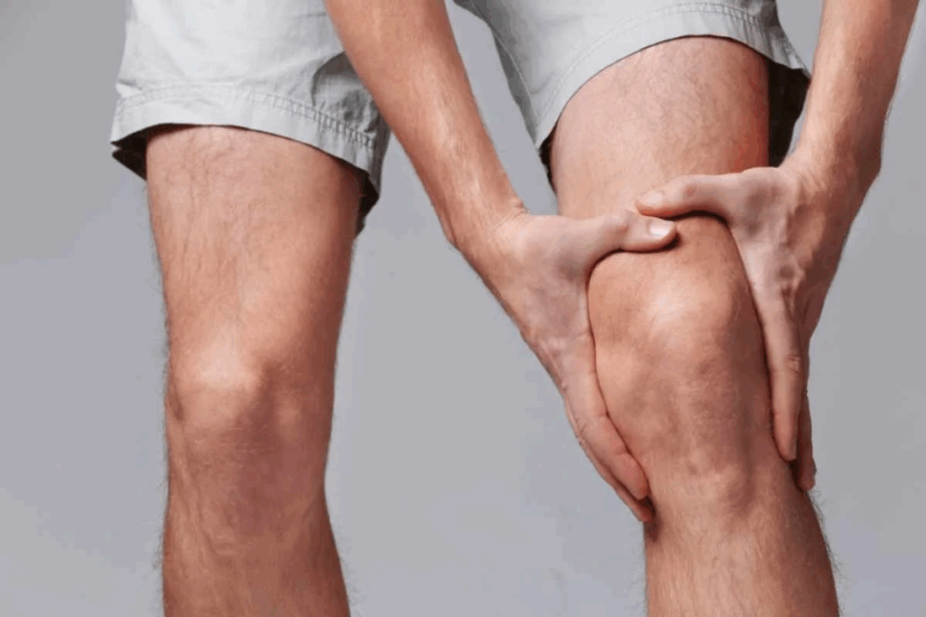 Joelho inchado, o que pode causar?
