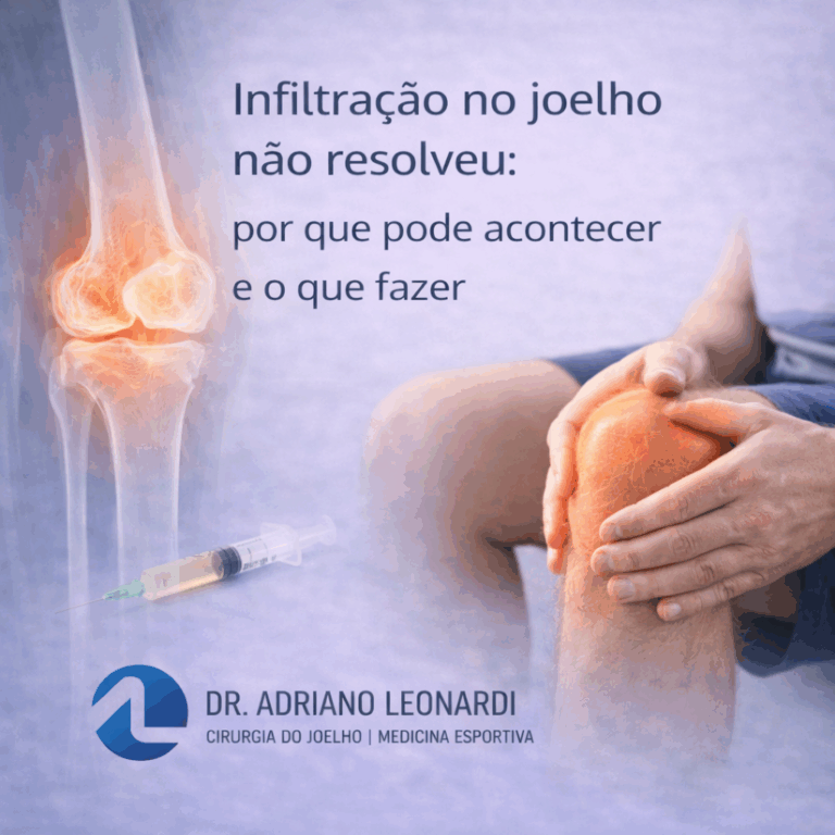 infiltração no joelho